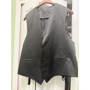 Men’s Satin Suit Vest size large